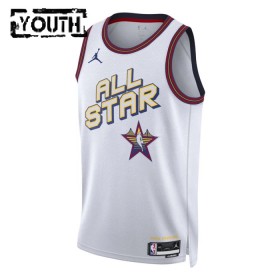 All-Star 2025 Trikot Personalisierung Jordan Weiß Swingman - Kinder